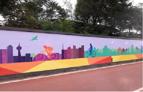 潜江墙体彩绘-围墙