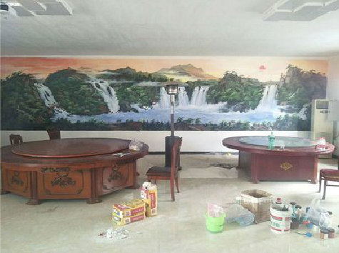 潜江墙绘-写实风景