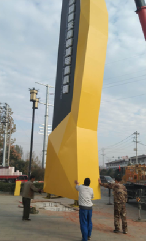 潜江标识标牌的安装方法。