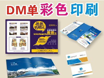 潜江单页印刷，色彩搭配简单。